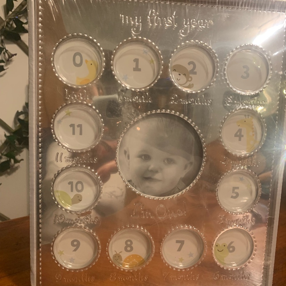 Souvenir photo frame from birth to one year old New